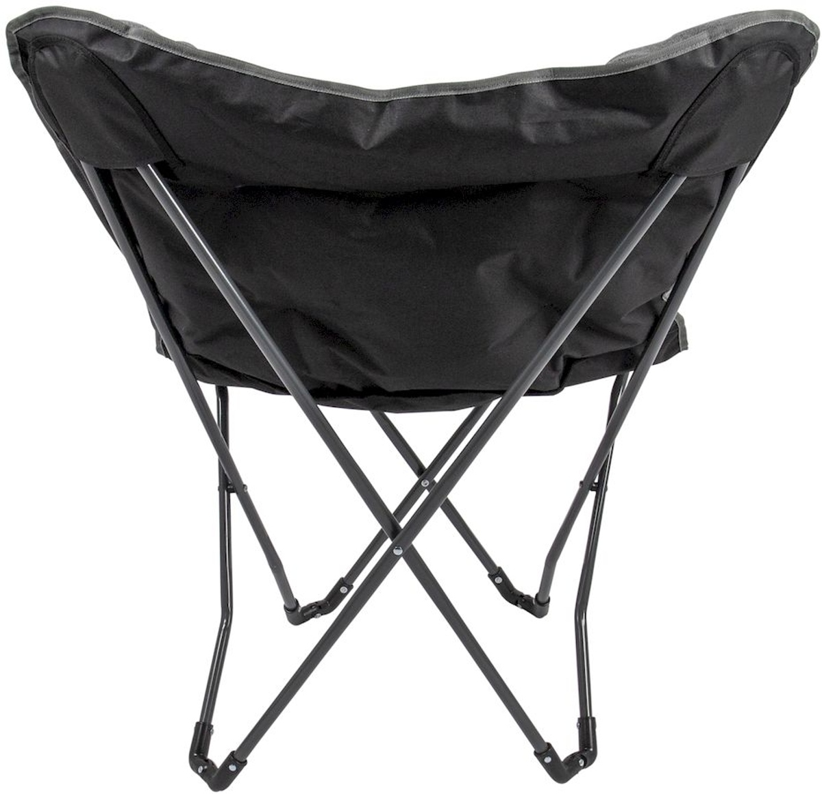 Bo-Camp Urban Outdoor Grainger vlinderstoel - grijs / zijkant