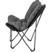 Bo-Camp Urban Outdoor Grainger vlinderstoel - grijs / zijkant