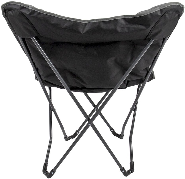 Bo-Camp Urban Outdoor Grainger vlinderstoel - grijs / zijkant