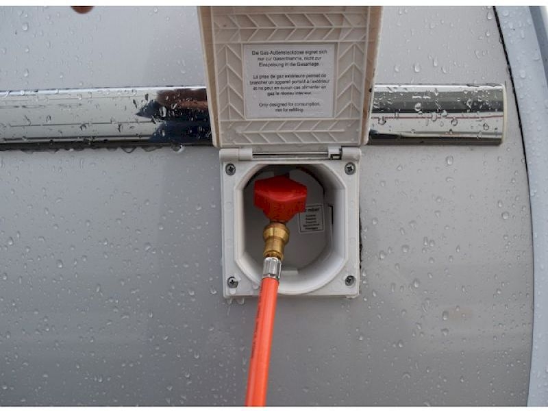 CADAC Quick Release gasslang - 150 cm aangesloten