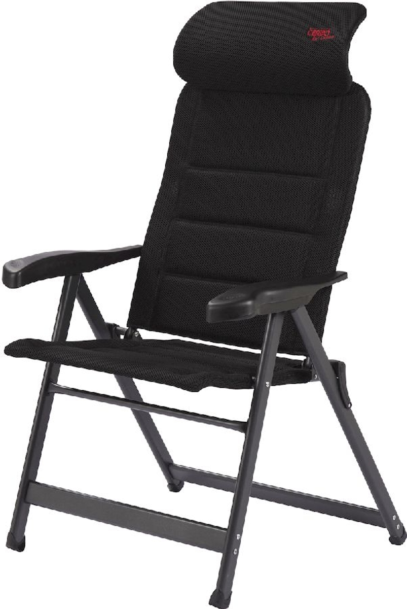 Crespo Air-Deluxe Compact AP-235 standenstoel Zwart schuin zijaanzicht rechts