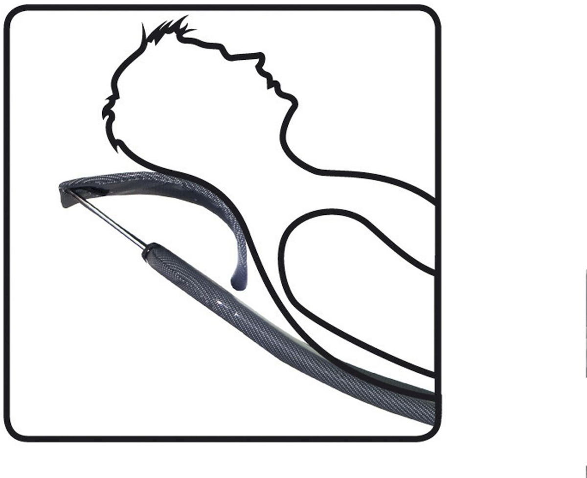 Crespo Air-Deluxe Compact AP-235 standenstoel grijs houding liggend