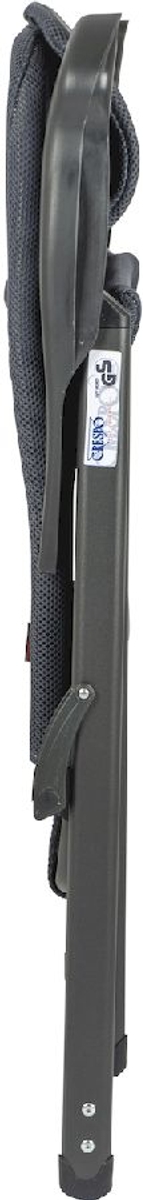 Crespo Air-Deluxe Compact AP-235 standenstoel grijs zijaanzicht ingeklapt