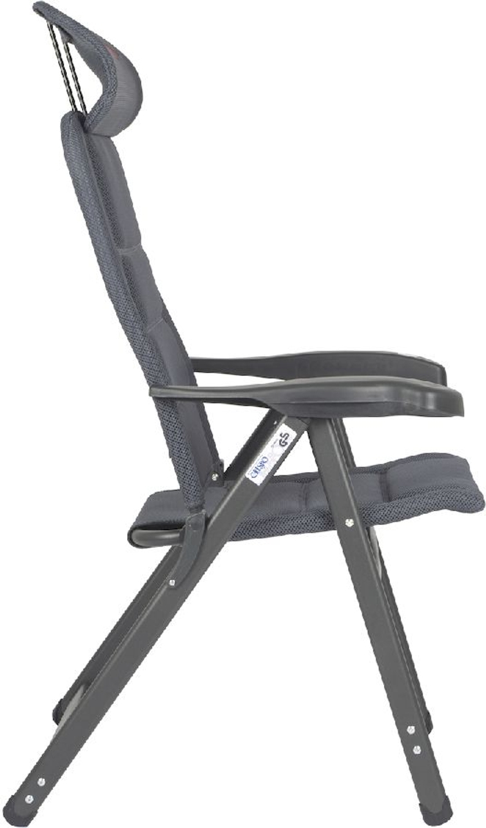 Crespo Air-Deluxe Compact AP-235 standenstoel grijs zijaanzicht