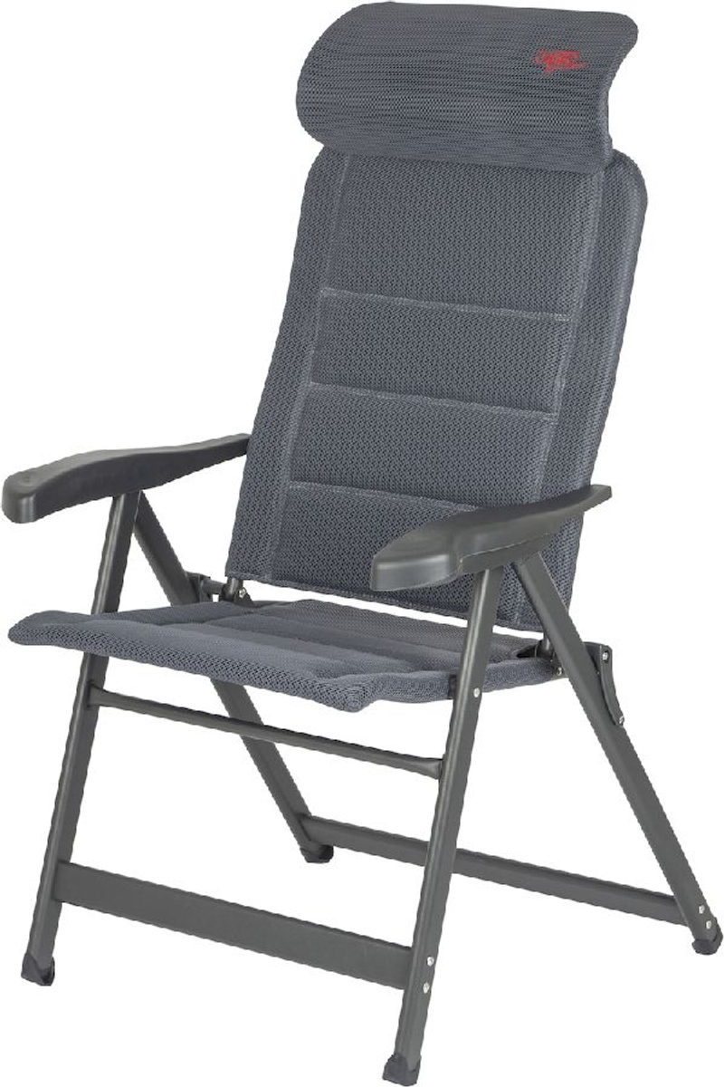 Crespo Air-Deluxe Compact AP-235 standenstoel grijs schuinaanzicht rechts