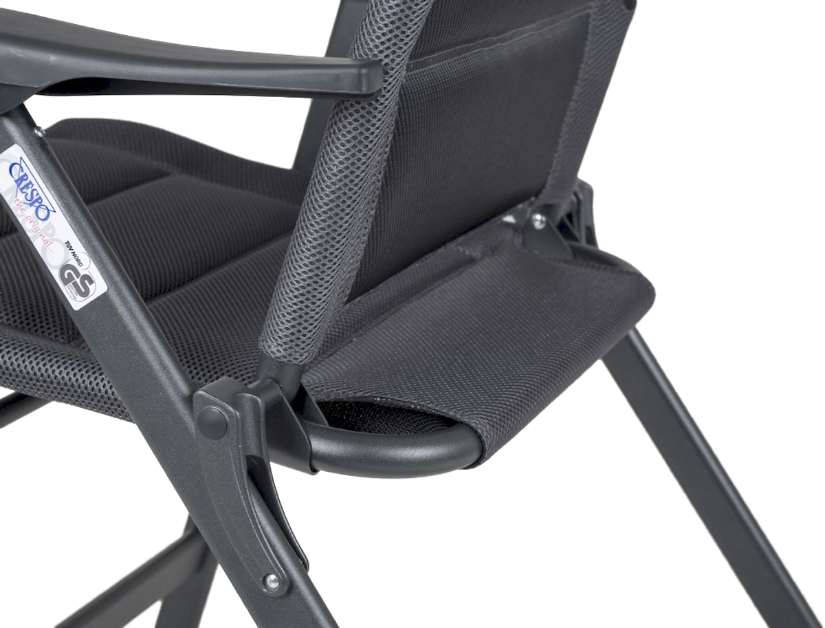 Crespo Compact Air-Deluxe AP-240 standenstoel - Grijs scharnier