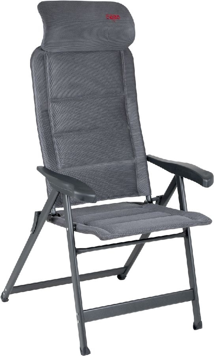 Crespo Compact Air-Deluxe AP-240 standenstoel - Grijs schuin vooraanzicht