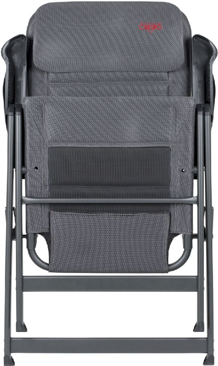 Crespo Compact Air-Deluxe AP-240 standenstoel - Grijs ingeklapt