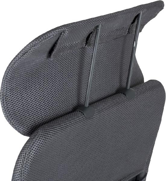 Crespo Compact Air-Deluxe AP-240 standenstoel - Grijs hoofdsteun