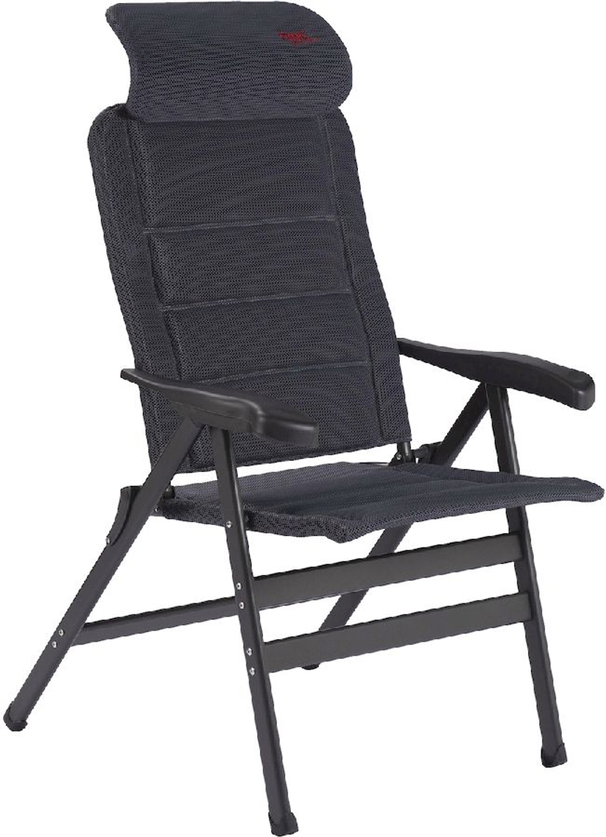 Crespo Compact Air-Deluxe AP-238 XL standenstoel - Grijs schuin vooraanzicht