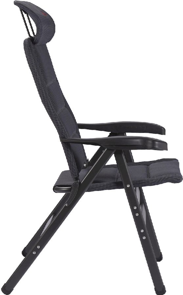 Crespo Compact Air-Deluxe AP-238 XL standenstoel - Grijs zijaanzicht
