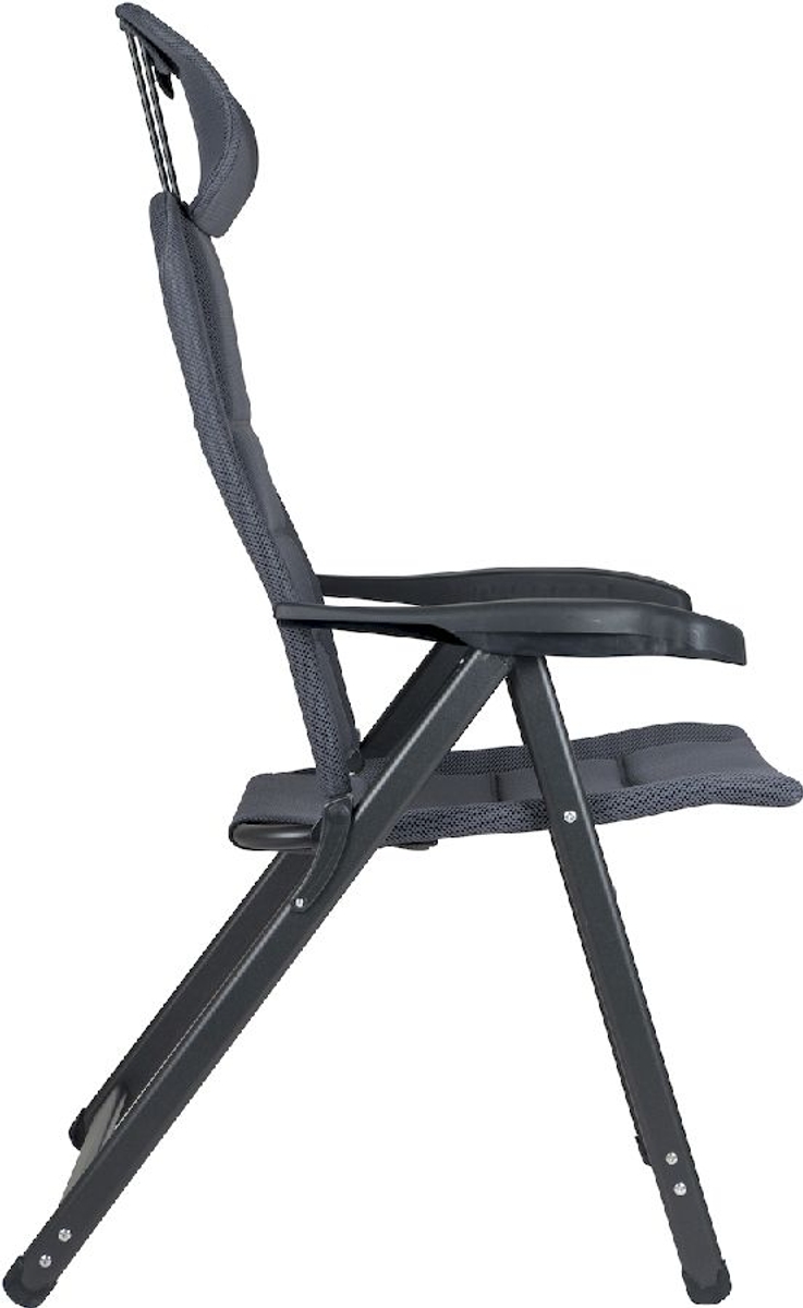 Crespo Compact Air-Deluxe AP-237 standenstoel Grijs zij aanzicht links