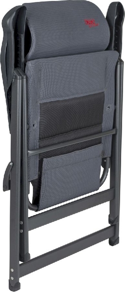 Crespo Compact Air-Deluxe AP-237 standenstoel Grijs ingeklapt zijaanzicht