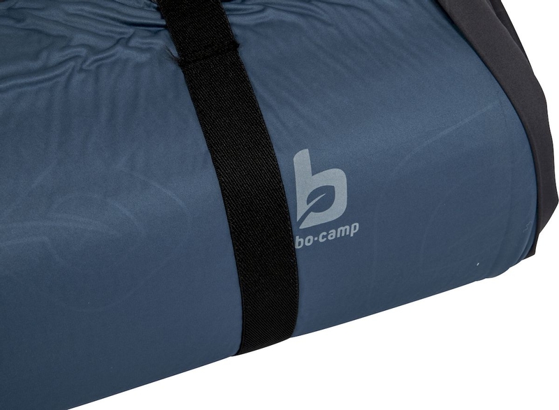 Bo-Camp Dorset Awassi zelfopblazende slaapmat - Silver opgerold ingezoomd