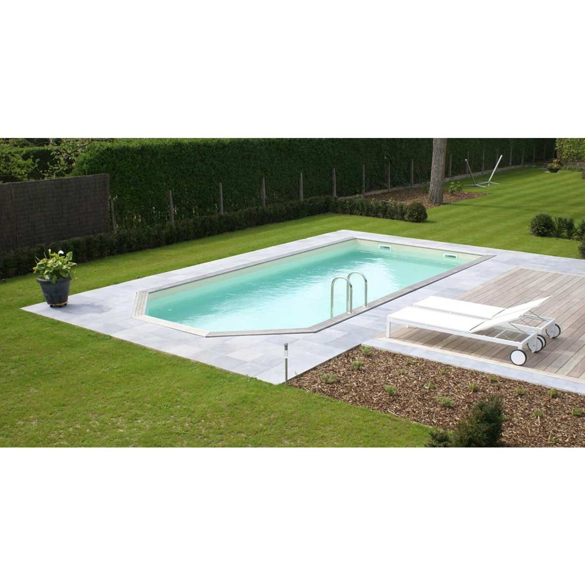 Gardipool Rectoo 3.90 x 7.60 m, Hoogte 1.33m