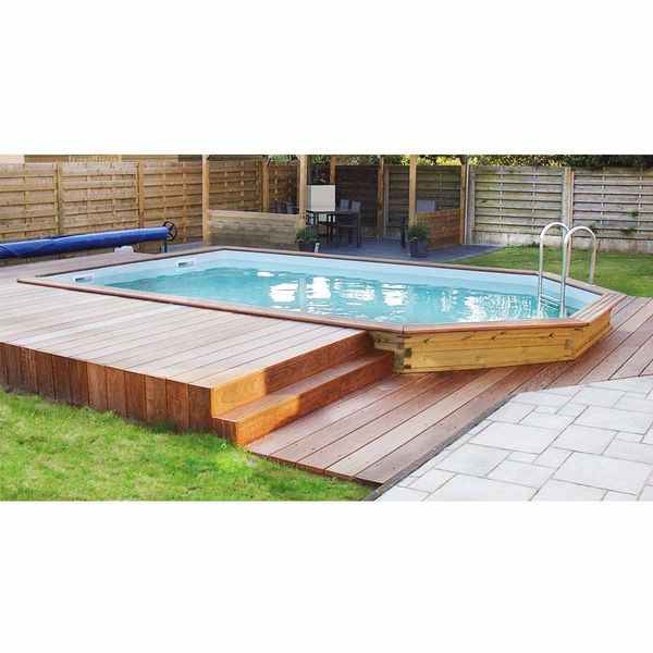 Gardipool Rectoo 3.90 x 7.60 m, Hoogte 1.33m