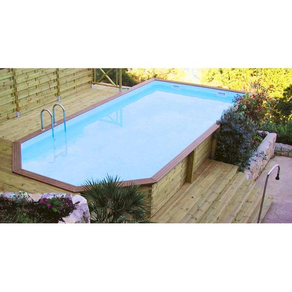 Gardipool Rectoo 3.90 x 7.60 m, Hoogte 1.33m