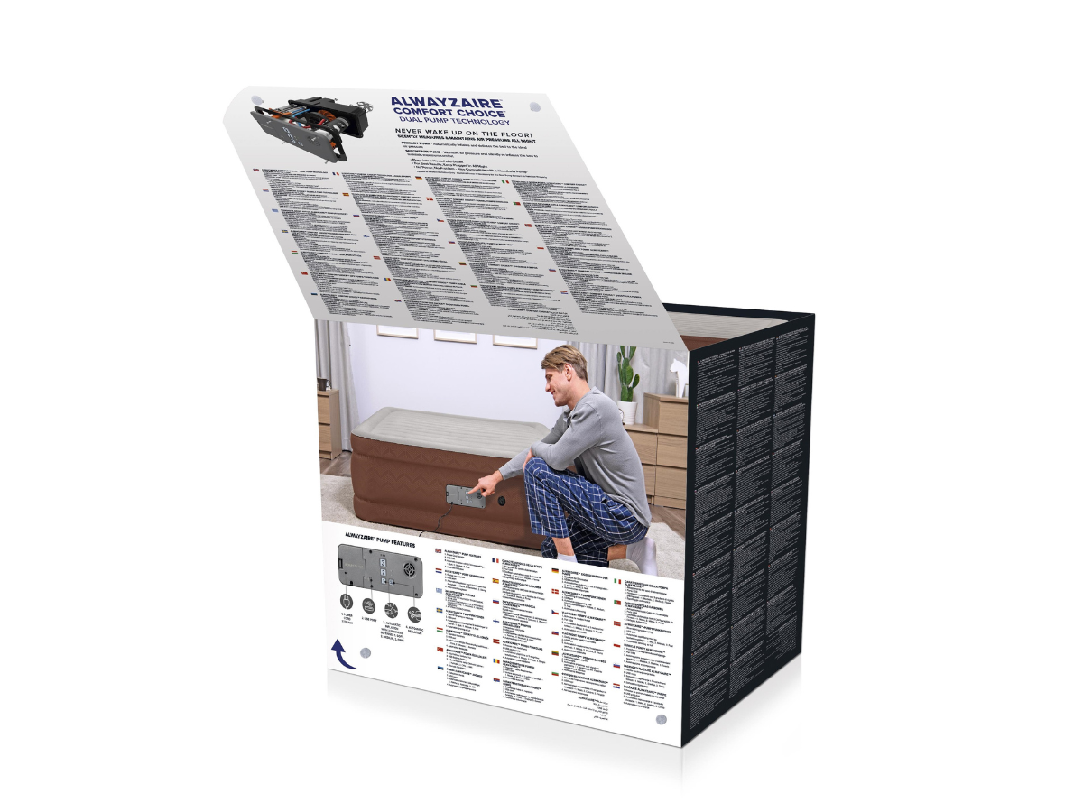 Bestway AlwayzAire Tough Guard luchtbed - Queensize (152 cm)