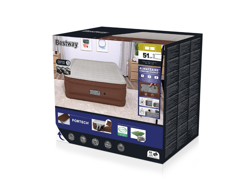 Bestway AlwayzAire Tough Guard luchtbed - Queensize (152 cm)