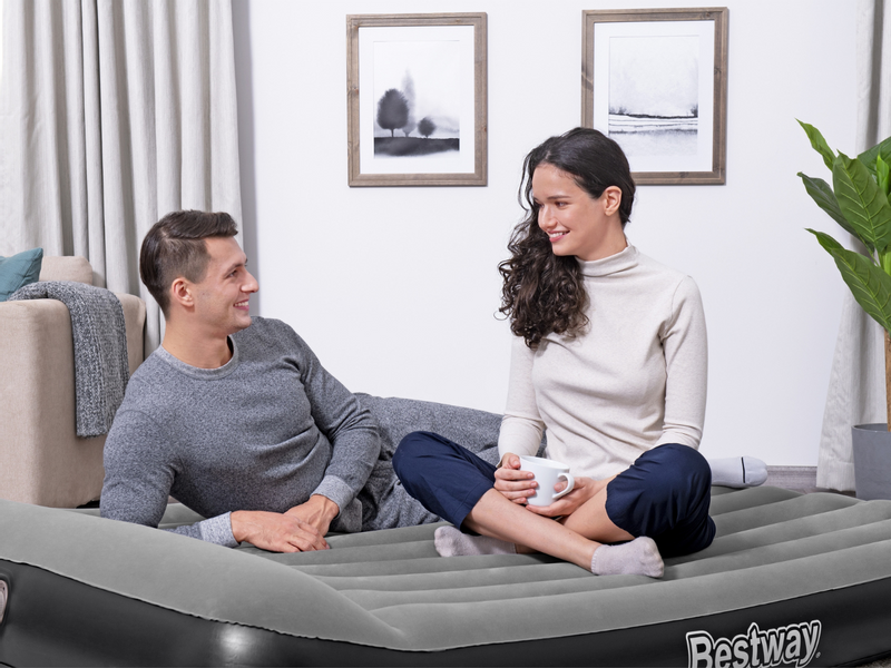 Bestway Tritech Premium luchtbed - Queensize (152cm) - Met ingebouwde pomp