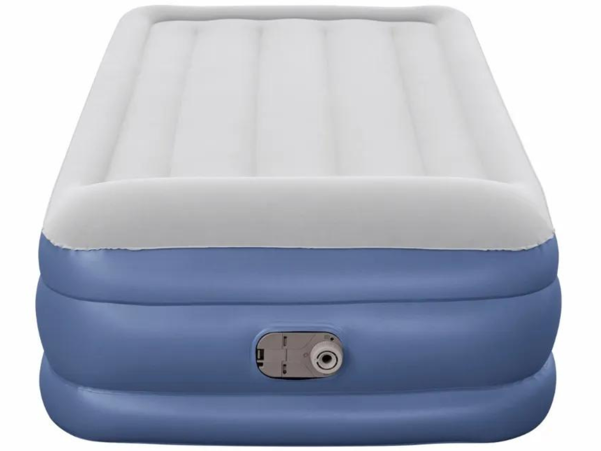 Bestway Tritech hoog luchtbed - 1-persoons (97 cm) - Met ingebouwde elektrische pomp