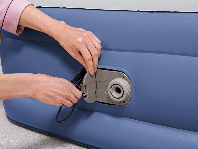 Bestway Tritech hoog luchtbed - 1-persoons (97 cm) - Met ingebouwde elektrische pomp