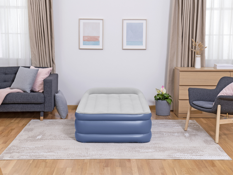 Bestway Tritech hoog luchtbed - 1-persoons (97 cm) - Met ingebouwde elektrische pomp