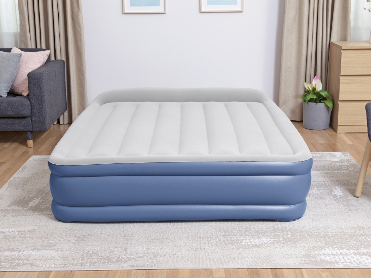 Bestway Tritech hoog luchtbed - Queensize (152 cm) - Met ingebouwde elektrische pomp