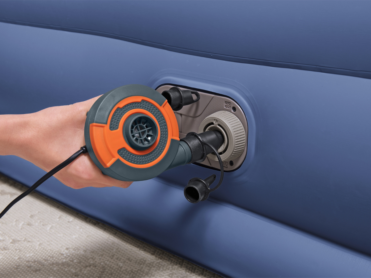 Bestway Tritech hoog luchtbed - Queensize (152 cm) - Met ingebouwde elektrische pomp