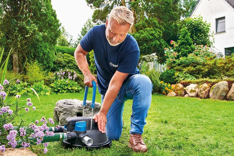 Oase FiltoClear Set 13000 drukfilterset sponzen reinigen