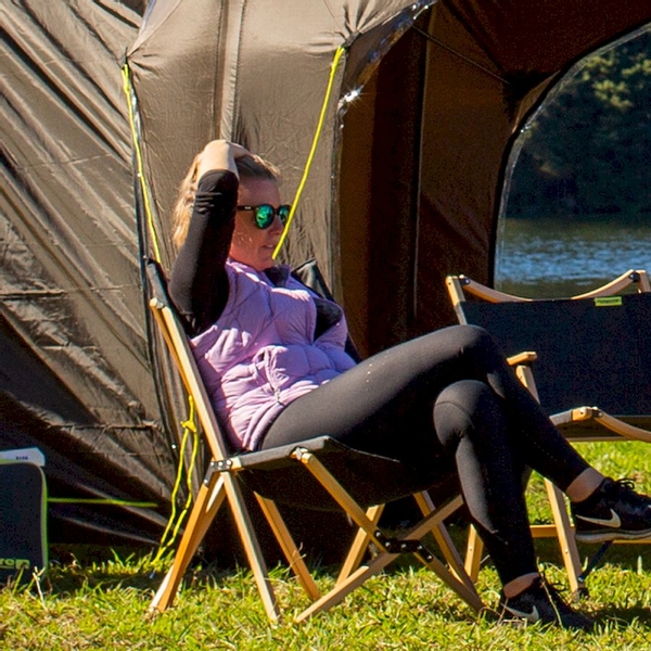 Zempire Roco Lounger V2 Vlinderstoel - zwart