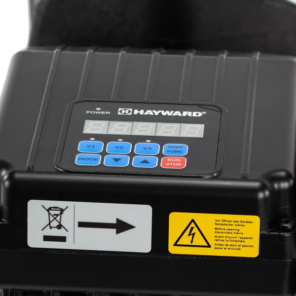 Hayward SuperPump VSTD 1PK variabele zwembadpomp - display