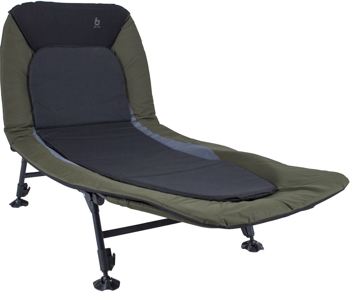 Bo-Camp Sturgeon opvouwbaar visbed - Zwart/Groen