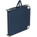 Bo-Camp Vouwbed - Blauw / ingeklapt / draaglussen / compact