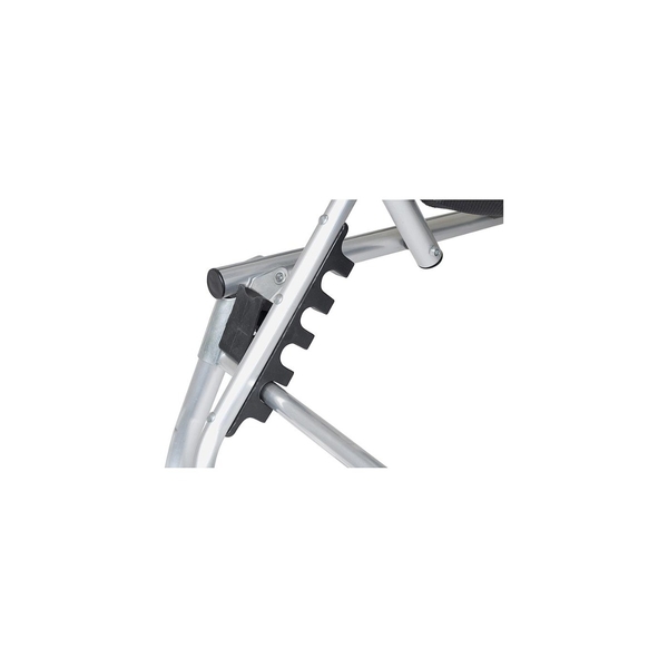 Bo Camp Red Mountain Ligbed met zonnescherm - zwart / verstelbaar / 5 standen