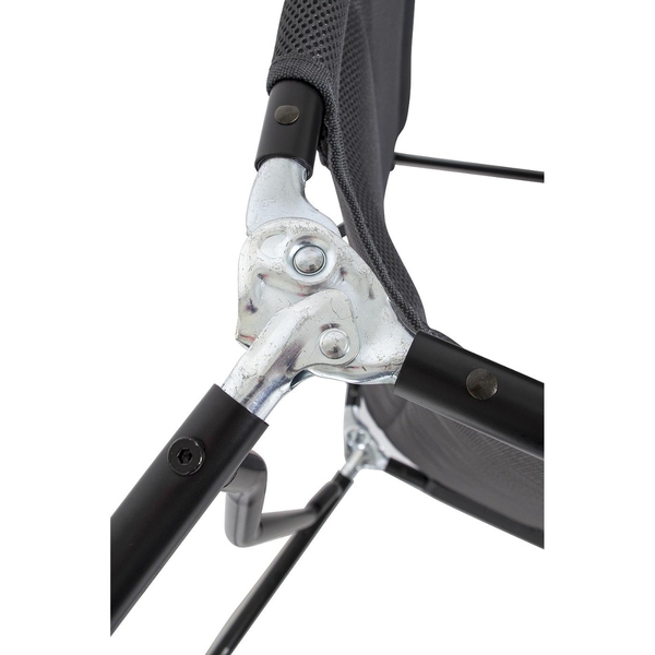 Bo Camp Red Mountain Air Ligbed met zonnescherm - grijs / inklapbaar