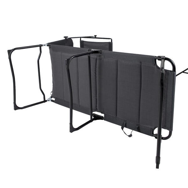 Bo Camp Red Mountain Air Ligbed met zonnescherm - grijs / onderkant