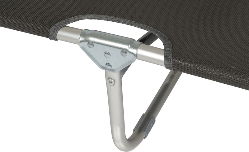 Bo-Camp Vouwbed Florence - Grijs / materiaal