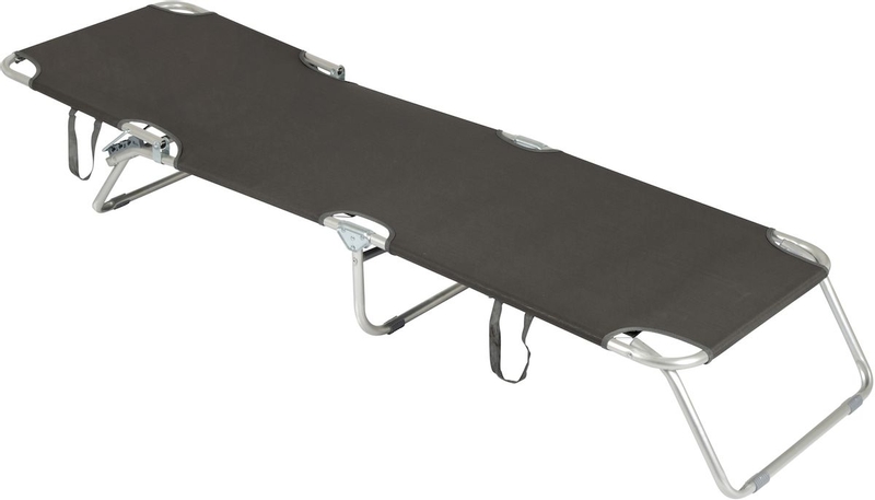 Bo-Camp Vouwbed Florence - Grijs / liggend