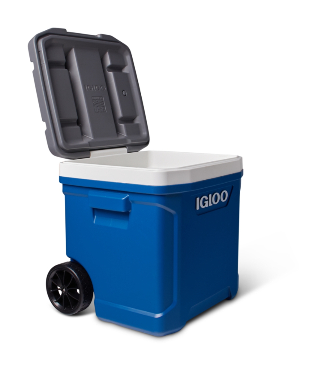 Igloo Latitude 60 Roller Blue passieve koelbox - 56 liter