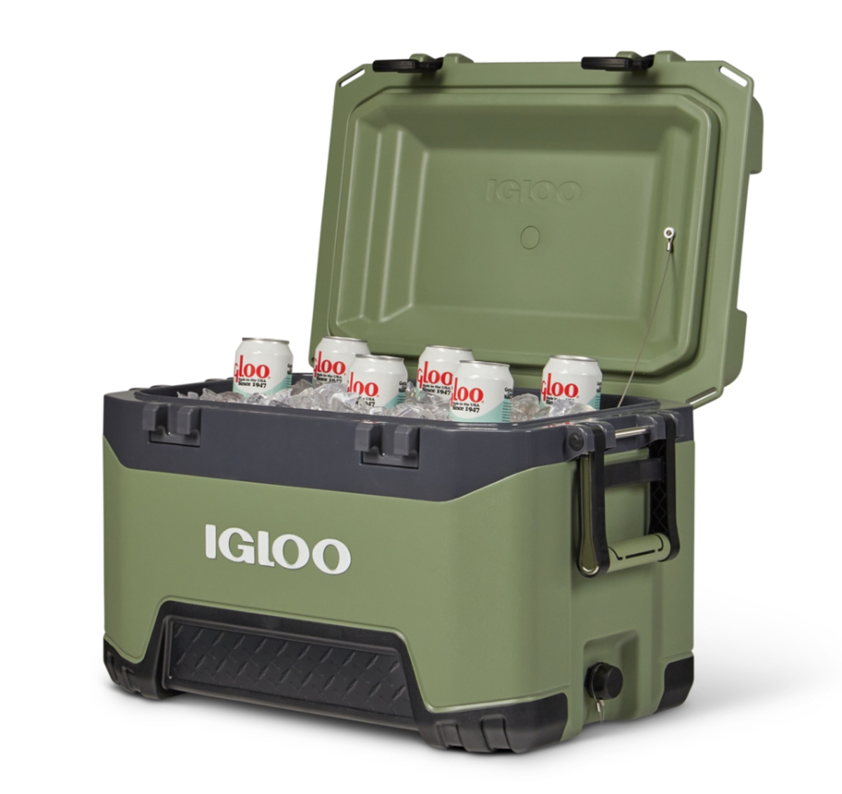 Igloo BMX 52 passieve koelbox - 49 liter - Olijfgroen