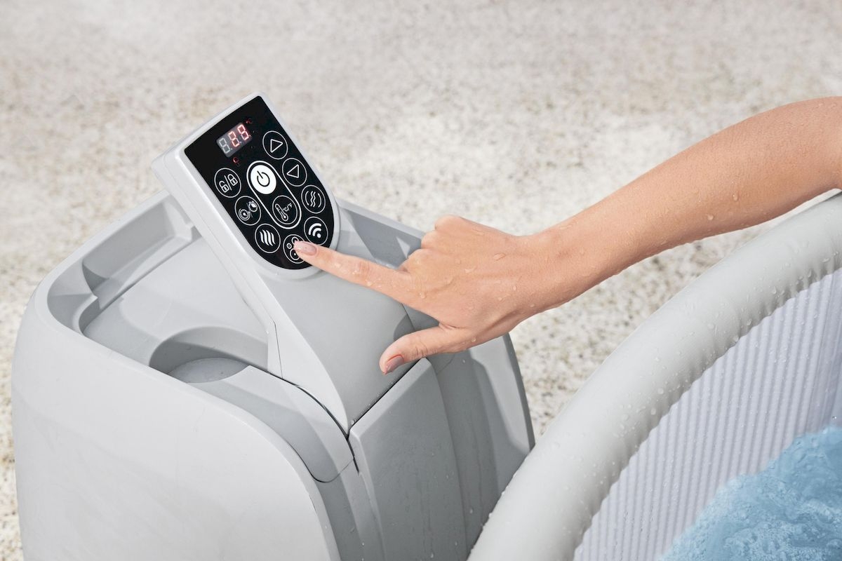 Lay-Z spa Vancouver Airjet Plus opblaasbare spa - 5 persoons - bedieningspaneel