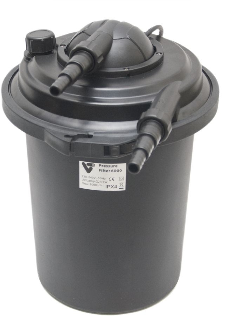 Velda VT 6000 drukfilter (met 9 watt UV-C) voorkant