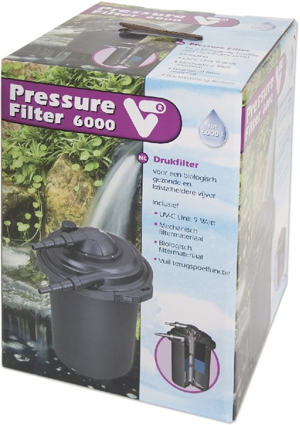 Velda VT 6000 drukfilter (met 9 watt UV-C) verpakking