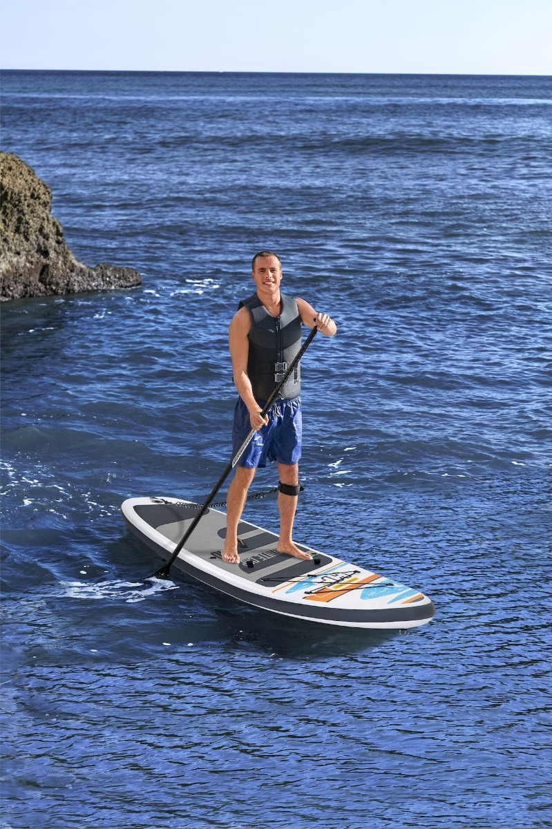 Bestway Hydro Force White Cap opblaasbaar supboard set