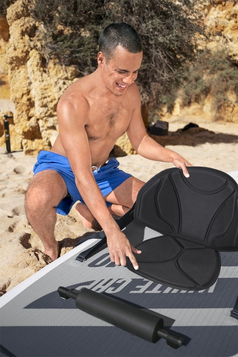 Bestway Hydro Force White Cap opblaasbaar supboard set