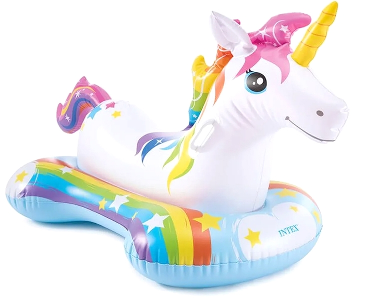 Intex opblaasbare eenhoorn - 163 x 86 cm

