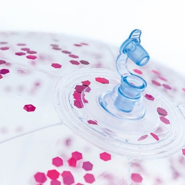 Intex glitter strandbal - 71 cm - roze