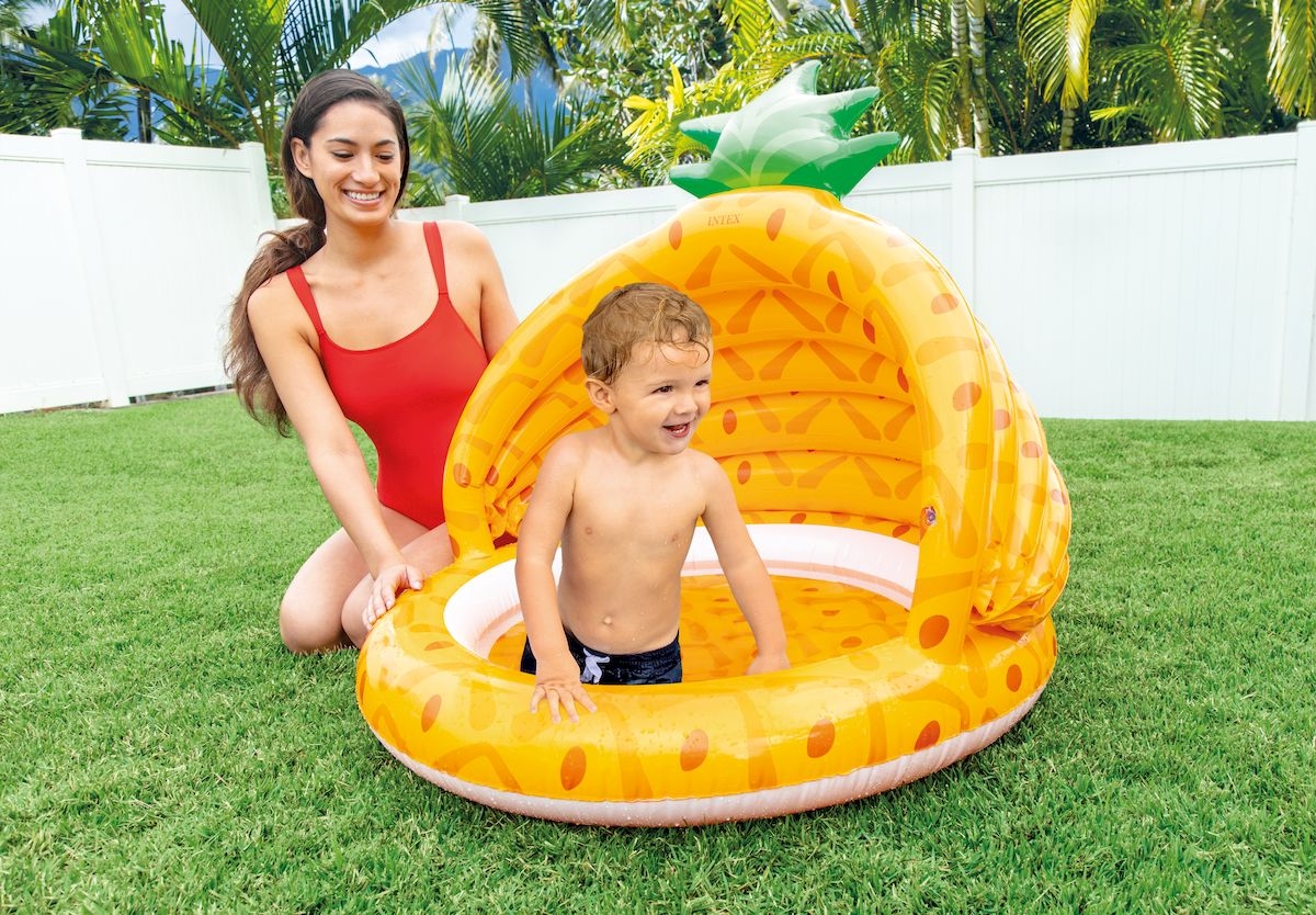 Intex Ananas babyzwembad - 102 x 94 cm