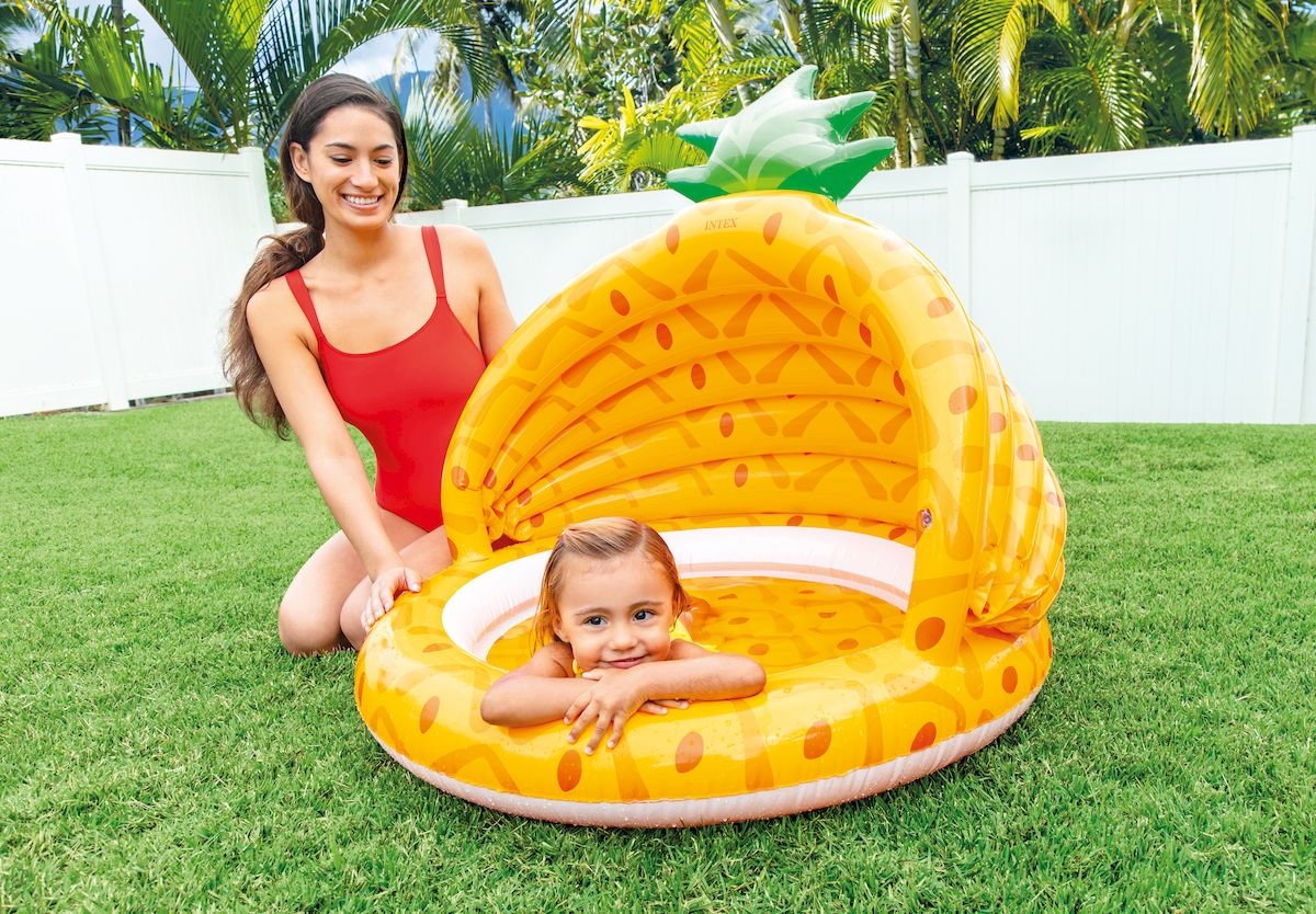 Intex Ananas babyzwembad - 102 x 94 cm